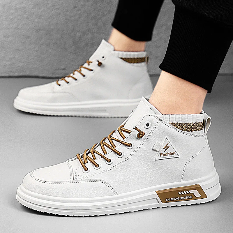 Soft Men's Sports Shoes Men Leather Casual Shoes White Designer Shoes New Laces Comfort Shoes Man Flat Shoes S10230-S10239
Soft Men's Sports Shoes Men Leather Casual Shoes White Designer Shoes New Laces Comfort Shoes Man Flat Shoes S10230-S10239