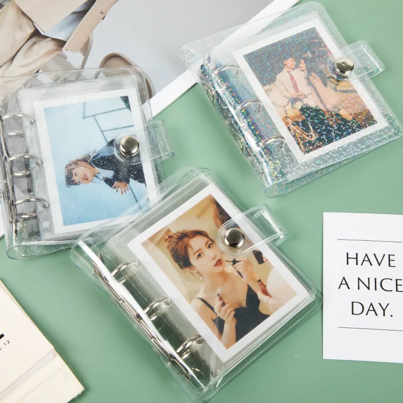 Mini Photo Album Photocard Binder Star Chaser Binder Album Mini Card Collection Book 3 Inch Album For Slides Photocard Holder
Mini Photo Album Photocard Binder Star Chaser Binder Album Mini Card Collection Book 3 Inch Album For Slides Photocard Holder
