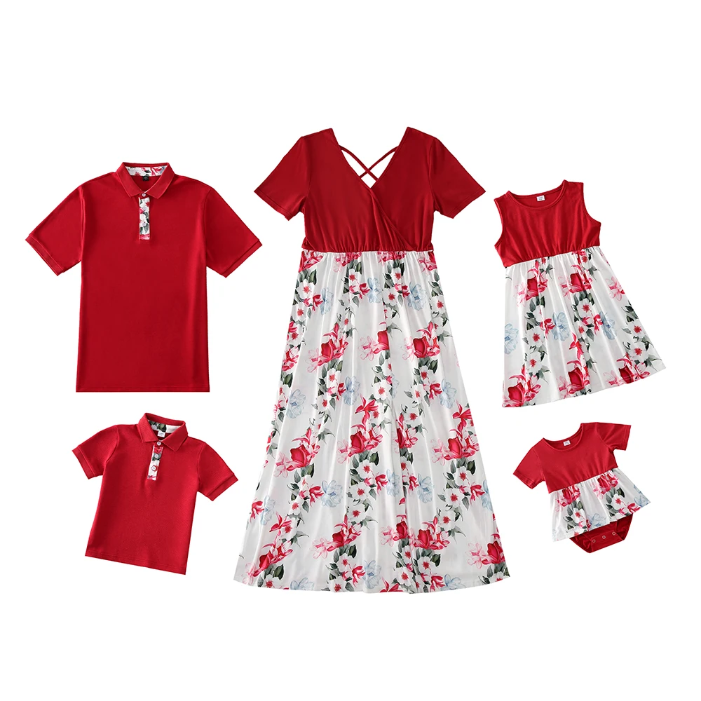 2022 Summer Family Matching Outfits Flower Mother Daughter Dresses Mommy and Me Mom Mum Baby Clothes Father Son Cotton T-Shirts
2022 Summer Family Matching Outfits Flower Mother Daughter Dresses Mommy and Me Mom Mum Baby Clothes Father Son Cotton T-Shirts