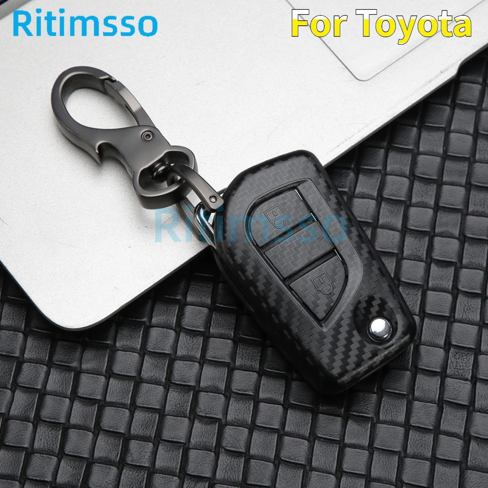 Carbon Fiber ABS Remote Car Key Holder Full Cover Case for Toyota Hilux Revo Innova Rav4 Fortuner Crystal Keyring
Carbon Fiber ABS Remote Car Key Holder Full Cover Case for Toyota Hilux Revo Innova Rav4 Fortuner Crystal Keyring