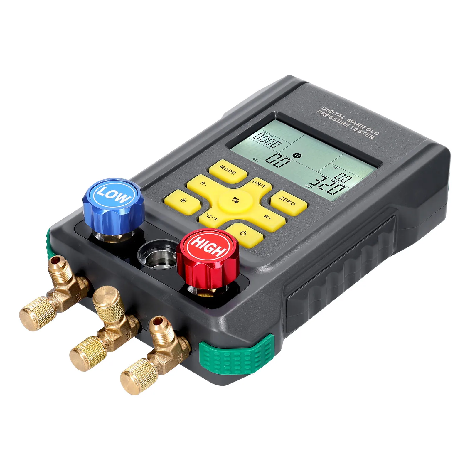 Pressure Gauge Refrigeration Digital Vacuum Manifold Tester Meter HVAC Temperature Tester Air Conditioning Diagnostic Apparatus
Pressure Gauge Refrigeration Digital Vacuum Manifold Tester Meter HVAC Temperature Tester Air Conditioning Diagnostic Apparatus