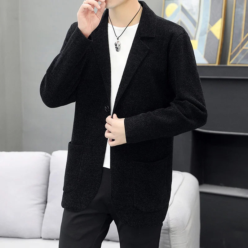 High Quality Thick Cardigan Men's Elegant Fashion Business Casual Interview Work Party Gentleman Slim Fit Suit Jacket
High Quality Thick Cardigan Men's Elegant Fashion Business Casual Interview Work Party Gentleman Slim Fit Suit Jacket