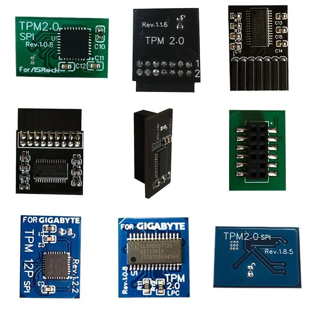 1PC TPM 2.0 Encryption Security Module Board Remote Card Supports Multi-brand Motherboards 12 14 18 20-1pin Pin Free Shipping
1PC TPM 2.0 Encryption Security Module Board Remote Card Supports Multi-brand Motherboards 12 14 18 20-1pin Pin Free Shipping