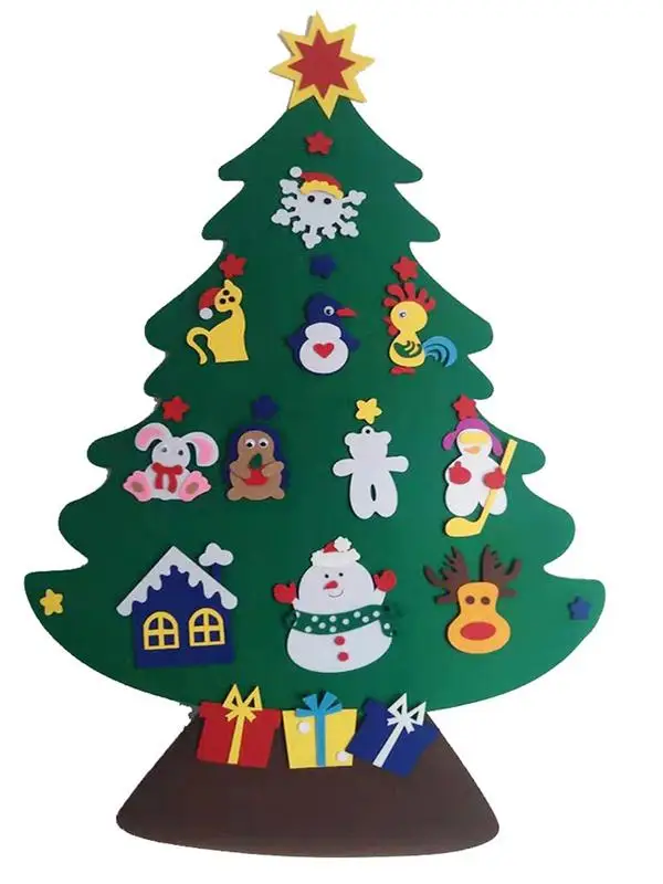 DIY Felt Christmas Tree Decorations Set Christmas Party Supplies For Nursery Children Gift Felt Christmas Tree DIY Soft Tree
DIY Felt Christmas Tree Decorations Set Christmas Party Supplies For Nursery Children Gift Felt Christmas Tree DIY Soft Tree