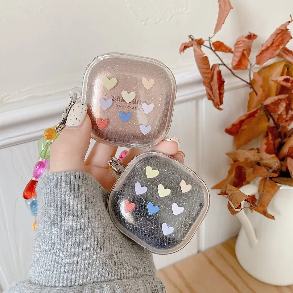 Блестящий Прозрачный чехол для Samsung Galaxy buds PRO / buds 2 / buds live, Модный чехол-брелок для наушников, мягкий чехол из ТПУ
Блестящий Прозрачный чехол для Samsung Galaxy buds PRO / buds 2 / buds live, Модный чехол-брелок для наушников, мягкий чехол из ТПУ