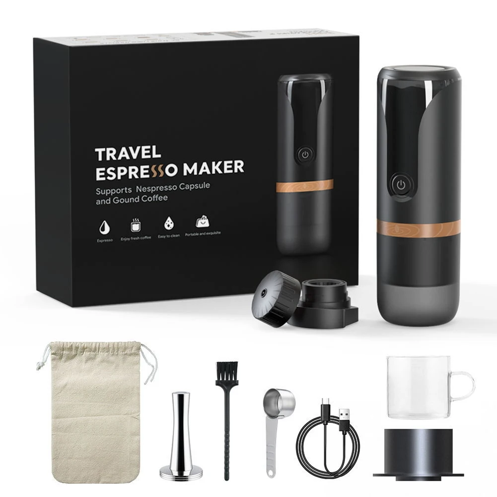 Multi Functional Portable Espresso Machine One Button Portable Oil Concentrated Capsule Coffee Maker Powder Holder Hammer Cup
Multi Functional Portable Espresso Machine One Button Portable Oil Concentrated Capsule Coffee Maker Powder Holder Hammer Cup