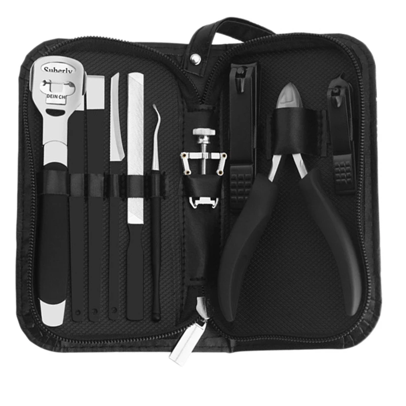 10PCS Pedicure Tool Nail Care Kit Ingrown Toenail Removal Correction Clippers Toe Nail File Lifter Ingrown Tools Kit
10PCS Pedicure Tool Nail Care Kit Ingrown Toenail Removal Correction Clippers Toe Nail File Lifter Ingrown Tools Kit