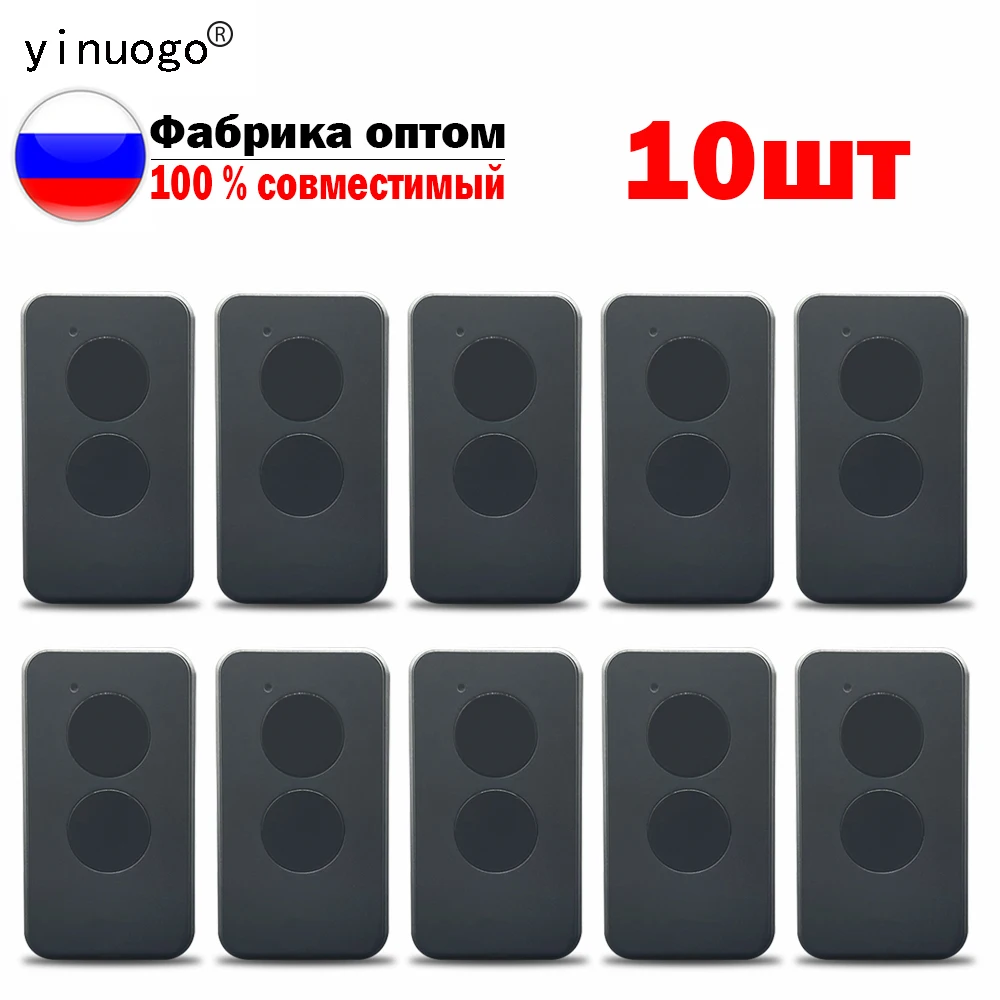 10PCS Compatible with DOORHAN TRANSMITTER 2PRO 4PRO Gate Remote Control Keychain for Gates 433MHz Barrier Garage Remote Control
10PCS Compatible with DOORHAN TRANSMITTER 2PRO 4PRO Gate Remote Control Keychain for Gates 433MHz Barrier Garage Remote Control