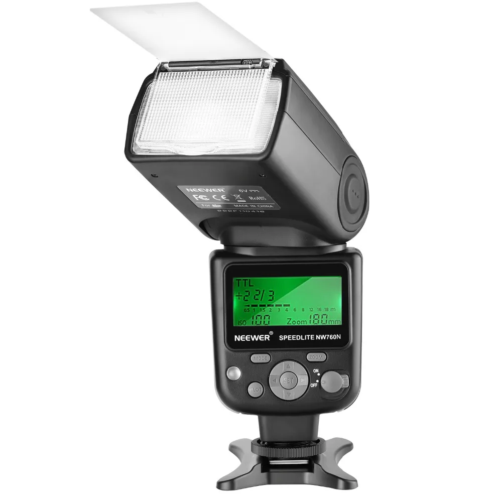 Neewer NW760 Remote TTL Flash Speedlite with LCD Display for Nikon D7200 D7100 D7000 D5500 D5300 D5200 D5100 D5000 D3300 D3200
Neewer NW760 Remote TTL Flash Speedlite with LCD Display for Nikon D7200 D7100 D7000 D5500 D5300 D5200 D5100 D5000 D3300 D3200