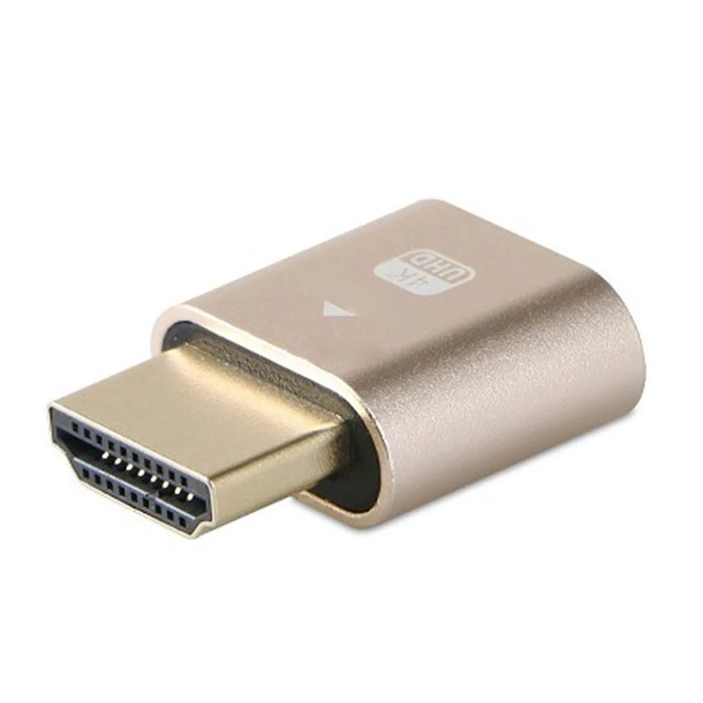 1x 4K HDMI-Compatible Virtual Display EDID DDC Emulator Headless Ghost Dummy Plug Adapter High Quality
1x 4K HDMI-Compatible Virtual Display EDID DDC Emulator Headless Ghost Dummy Plug Adapter High Quality