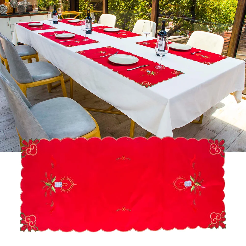 1PC Christmas Placemat Heat-resistant Santa Claus Anti-slip Table Mats Desktop Decor Cup Coasters for Hotel Restaurant
1PC Christmas Placemat Heat-resistant Santa Claus Anti-slip Table Mats Desktop Decor Cup Coasters for Hotel Restaurant