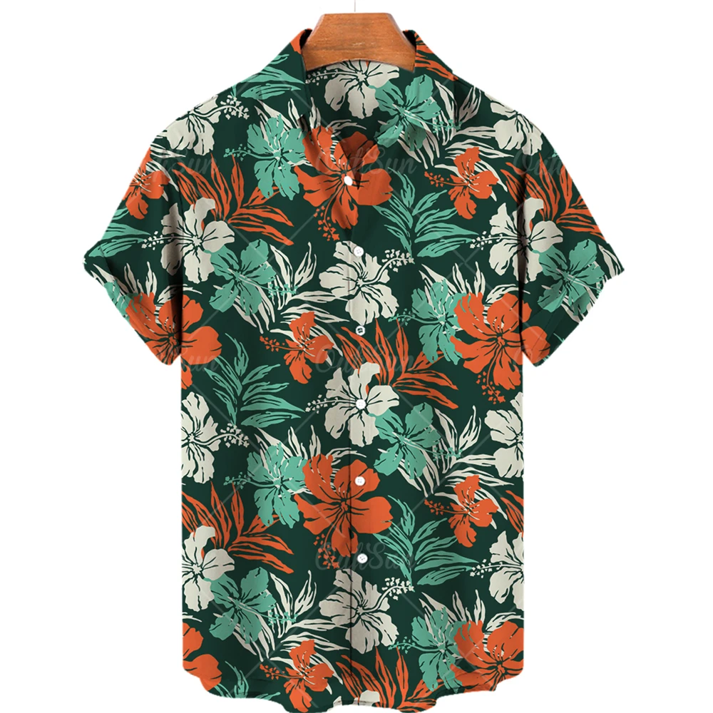 Men's Short Sleeve Lapel Printed Tropical Leaves Floral Print Shirt Casual Summer Vacation Hawaiian Shirt Tops S-5XL
Men's Short Sleeve Lapel Printed Tropical Leaves Floral Print Shirt Casual Summer Vacation Hawaiian Shirt Tops S-5XL