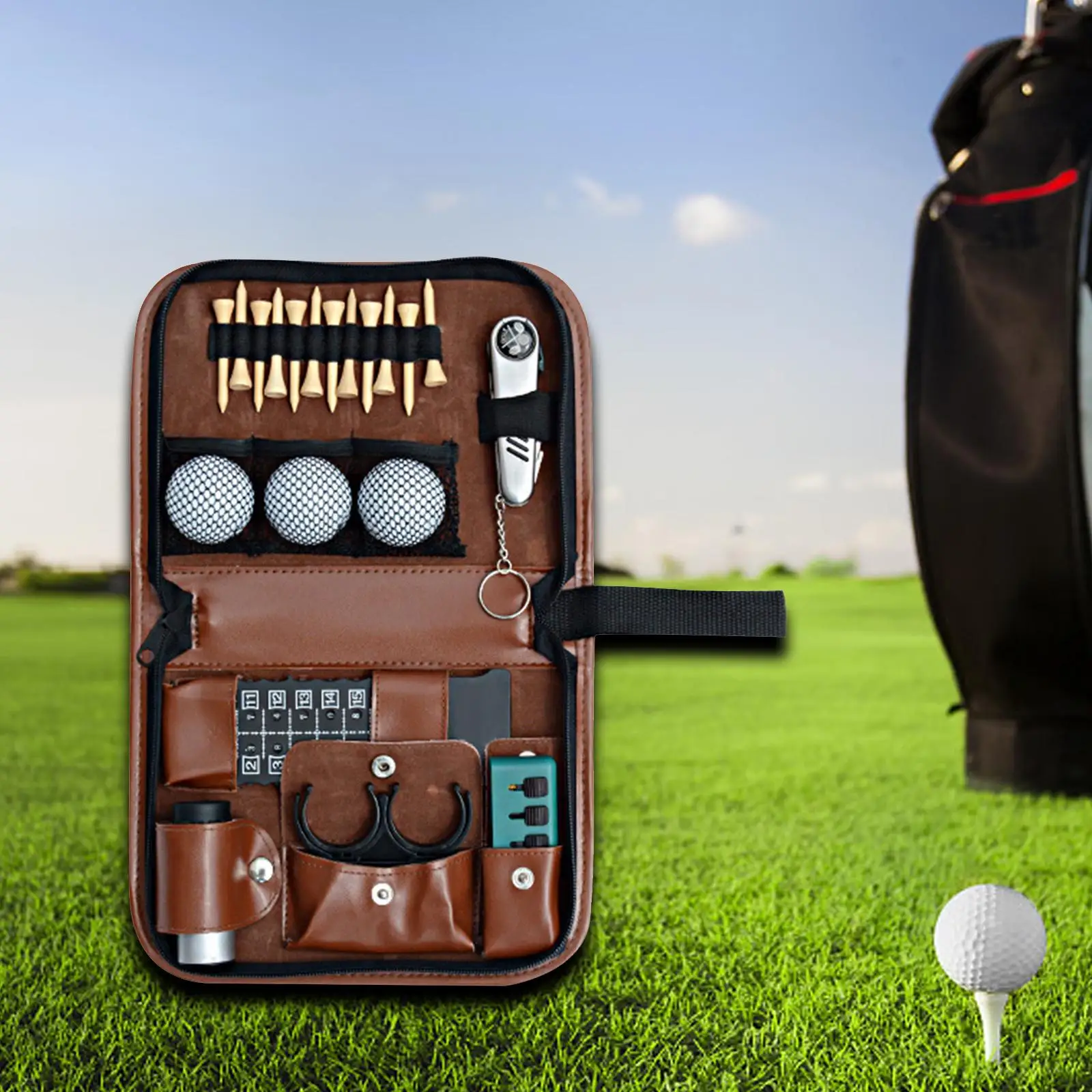 20x Golf Tool Bag Lightweight Golf Ball Storage Bag Container 3 Golf Balls Unisex Perfect Gift Wood Tees for Golfer Accessories
20x Golf Tool Bag Lightweight Golf Ball Storage Bag Container 3 Golf Balls Unisex Perfect Gift Wood Tees for Golfer Accessories