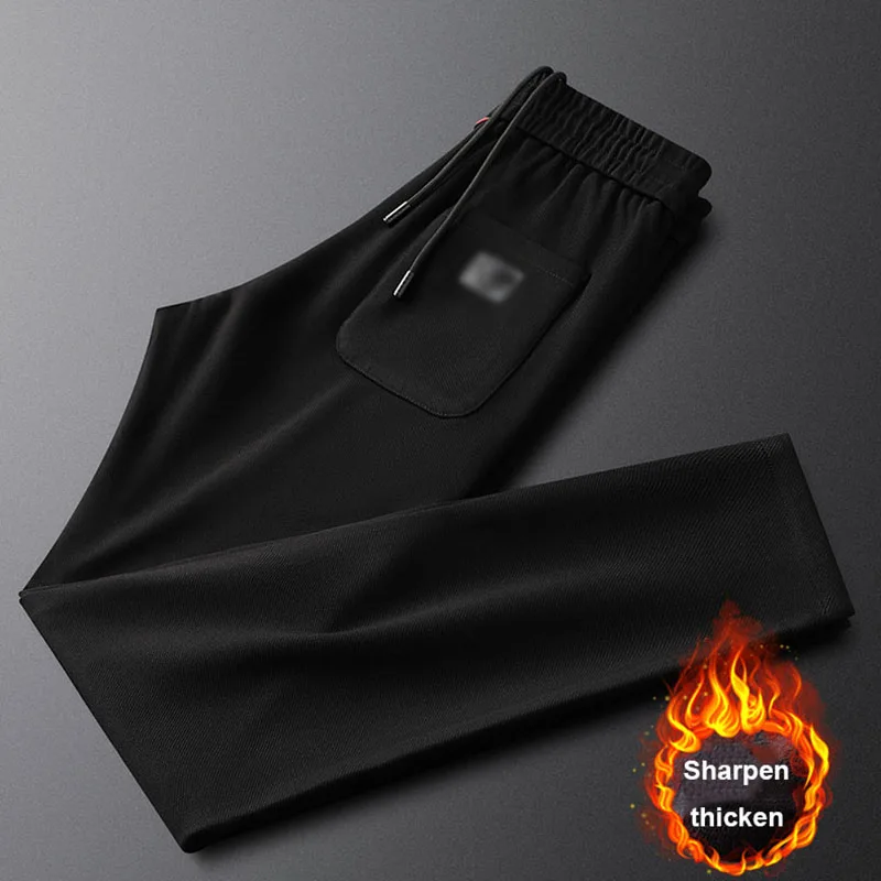 Extra fleece and thick sport slacks men's small straight knit thick winter European men's sweatpants trend
Extra fleece and thick sport slacks men's small straight knit thick winter European men's sweatpants trend