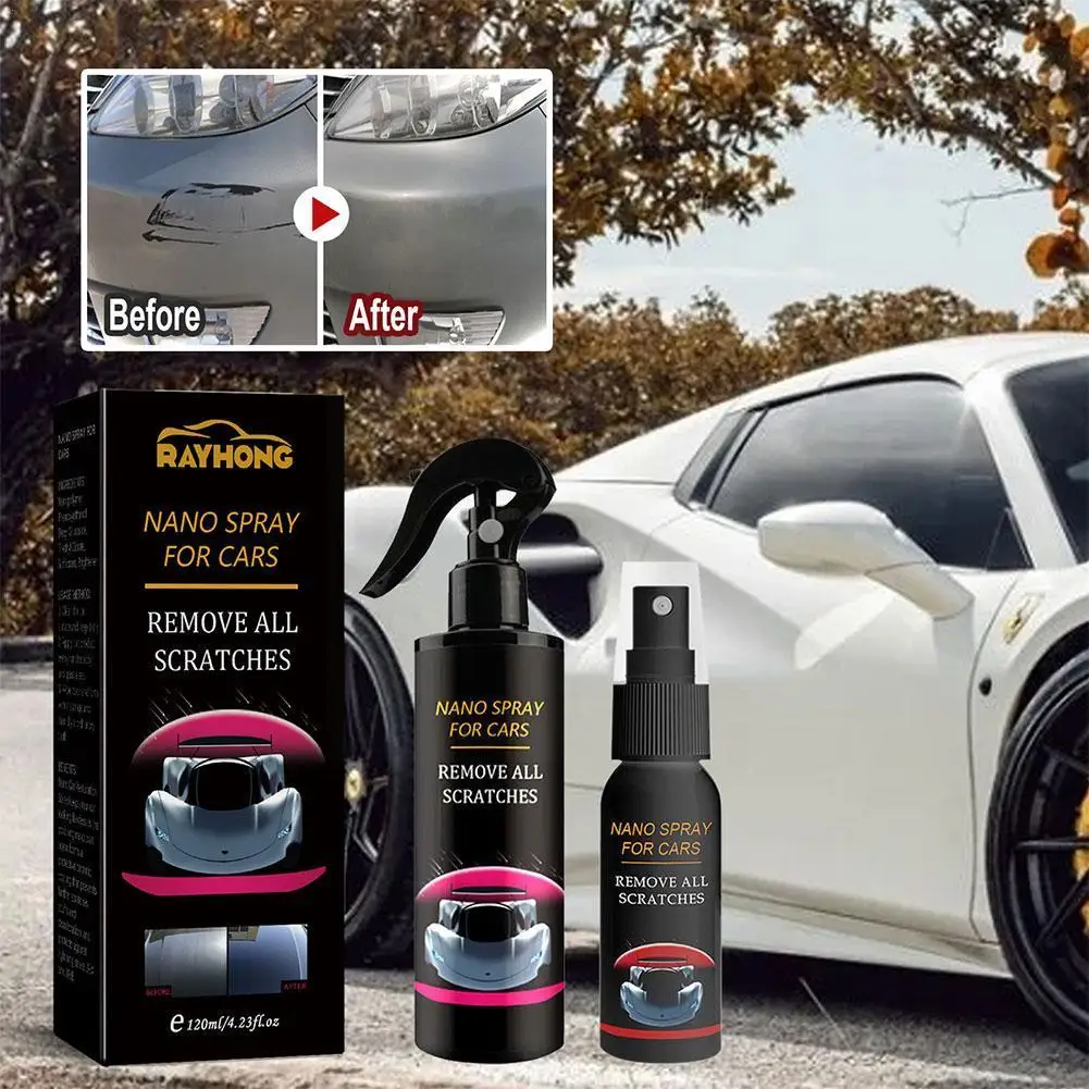 120ml Nano Car Scratch Removal Spray Repair Polish Maintenance Long Ceramic Lasting Coating 9H Car A8P4
120ml Nano Car Scratch Removal Spray Repair Polish Maintenance Long Ceramic Lasting Coating 9H Car A8P4