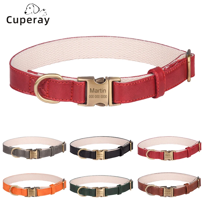 Кожаные ошейники для собак, индивидуальные ошейники для собак и телефонов, регулируемые ошейники для больших, средних и маленьких собак и к... 
Кожаные ошейники для собак, индивидуальные ошейники для собак и телефонов, регулируемые ошейники для больших, средних и маленьких собак и к...