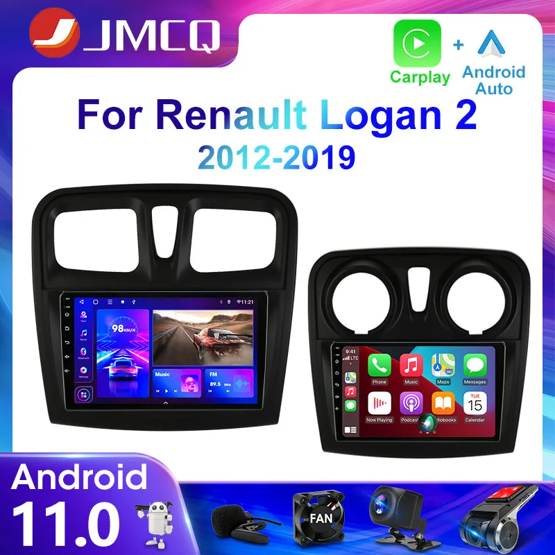 JMCQ 2Din 4G Android 11 Car Radio Multimedia Video Player For Renault Logan 2 2012-2019 Sandero 2 2014-2019 Navigation Carplay
JMCQ 2Din 4G Android 11 Car Radio Multimedia Video Player For Renault Logan 2 2012-2019 Sandero 2 2014-2019 Navigation Carplay