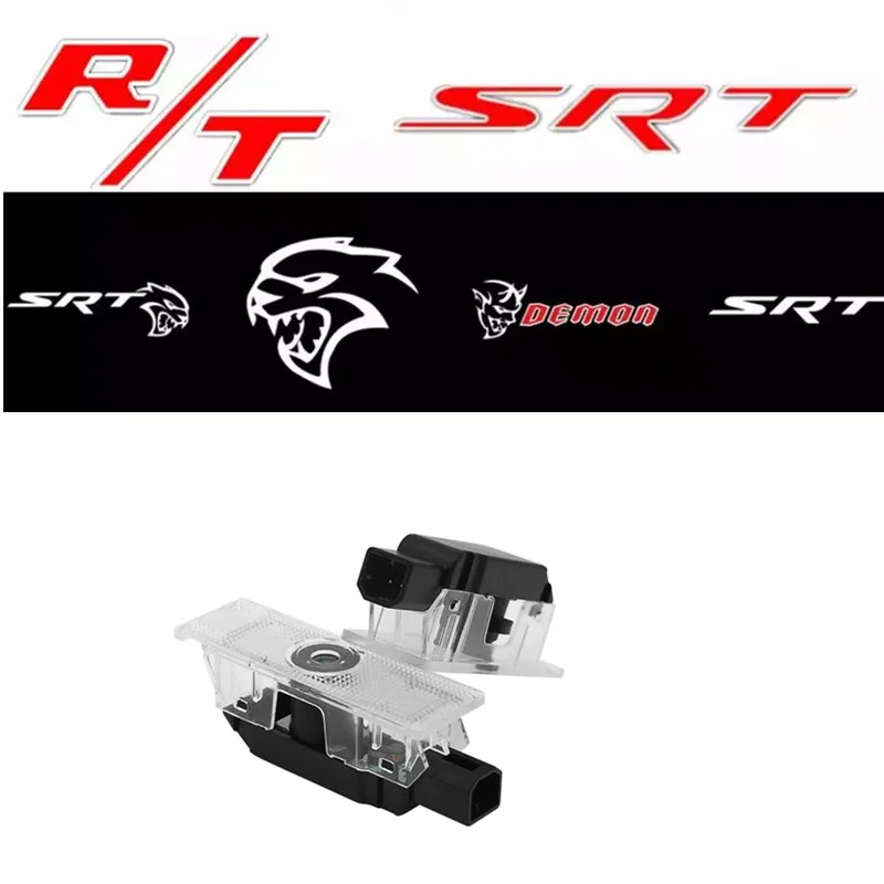 2PCS LED Car Door Logo Light Projector For Dodge Challenger SRT Demon Scat Pack Charger Emblem Ghost Shadow Welcome Lamps
2PCS LED Car Door Logo Light Projector For Dodge Challenger SRT Demon Scat Pack Charger Emblem Ghost Shadow Welcome Lamps