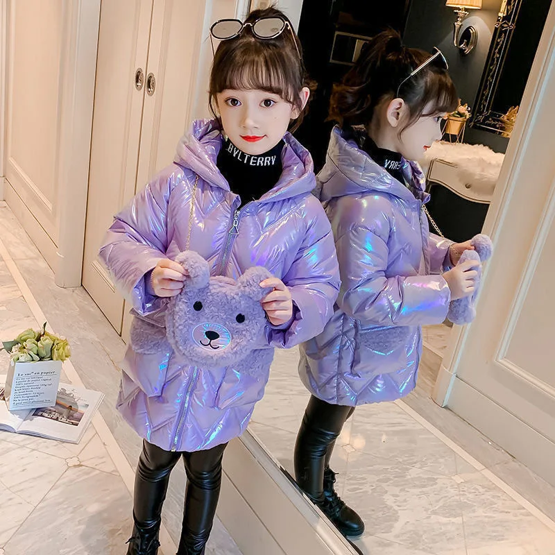 Winter Jacket Kids Girls Warm Down Cotton Coat New Foreign Style Child Thickened Parkas 9 10 11 13 14 Years Old Hooded Outerwear
Winter Jacket Kids Girls Warm Down Cotton Coat New Foreign Style Child Thickened Parkas 9 10 11 13 14 Years Old Hooded Outerwear