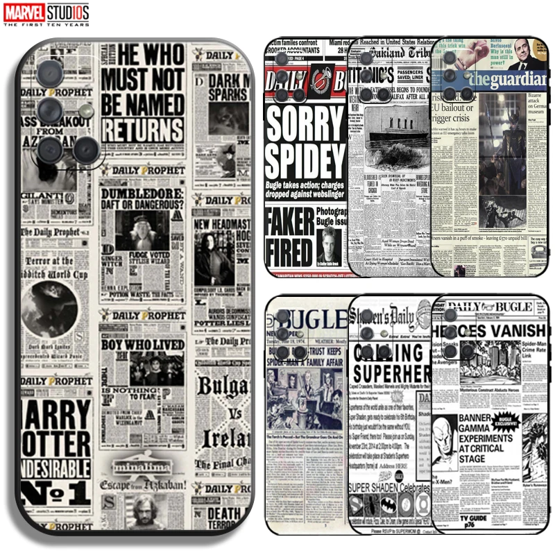 Marvel Nostalgic Newspaper Phone Case For Samsung Galaxy A71 A51 A31 A72 A52 A32 S10 S20 Plus S20 FE Shockproof Coque
Marvel Nostalgic Newspaper Phone Case For Samsung Galaxy A71 A51 A31 A72 A52 A32 S10 S20 Plus S20 FE Shockproof Coque
