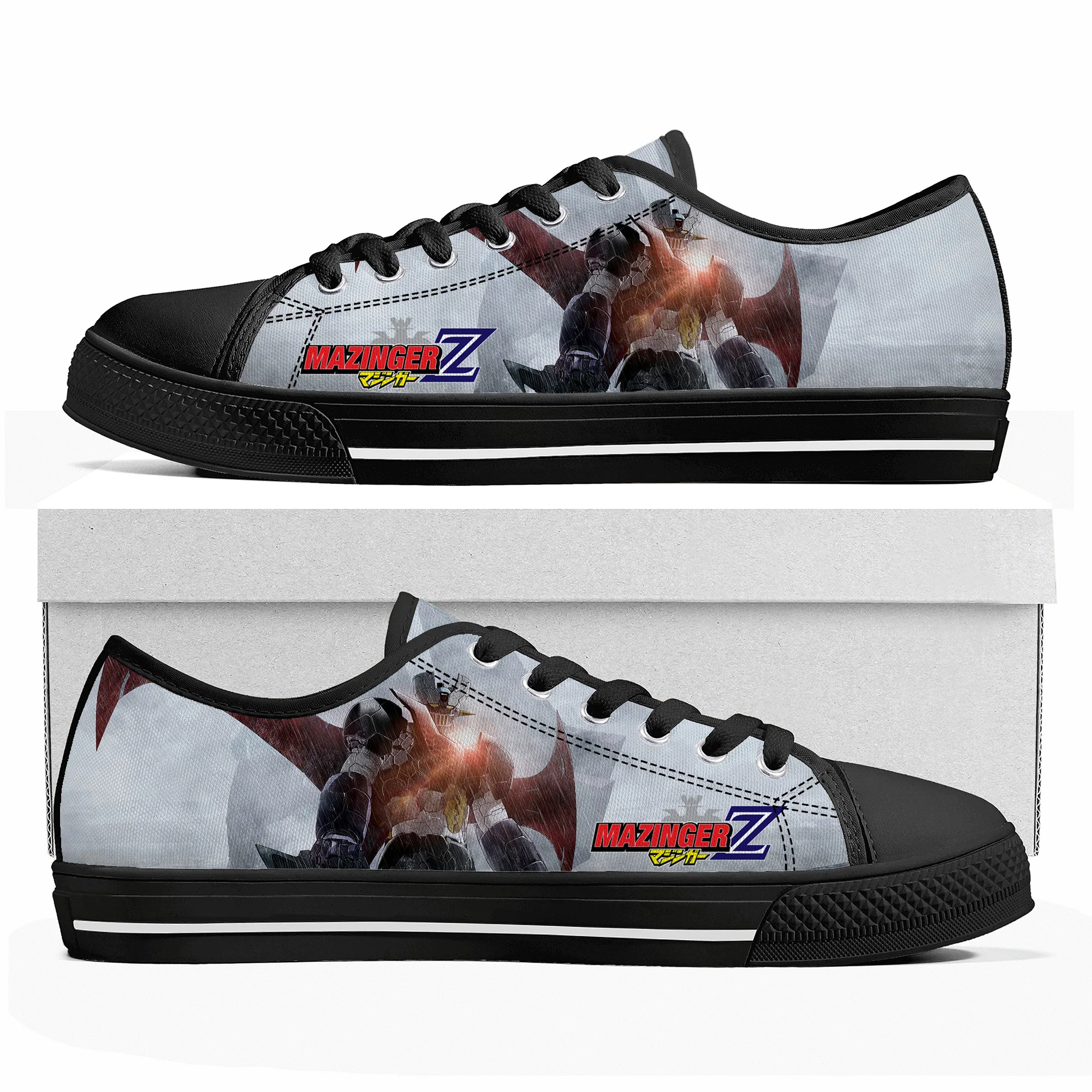 Cartoon Manga Mazinger Z Anime Comics Low Top Sneakers Mens Womens Teenager High Quality Canvas Sneaker Couple Shoes Custom Shoe
Cartoon Manga Mazinger Z Anime Comics Low Top Sneakers Mens Womens Teenager High Quality Canvas Sneaker Couple Shoes Custom Shoe