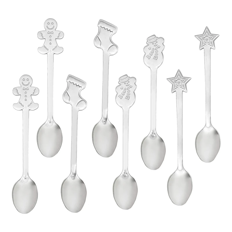 4Pcs/Set Stainless Steel Coffee Spoon Tea Soup Dessert Scoop Christmas Snowman Seasoning Ice Cream Tableware Kitchen Gadgets
4Pcs/Set Stainless Steel Coffee Spoon Tea Soup Dessert Scoop Christmas Snowman Seasoning Ice Cream Tableware Kitchen Gadgets