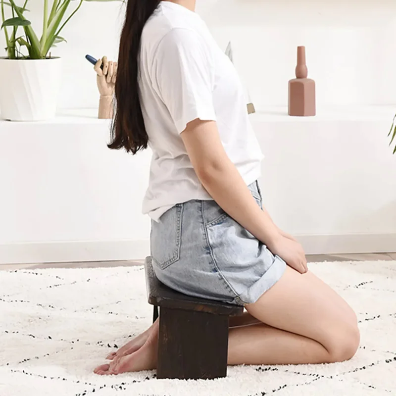 NEW Solid wood stool meditation yoga bench kneeling posture back protection home correction chair
NEW Solid wood stool meditation yoga bench kneeling posture back protection home correction chair