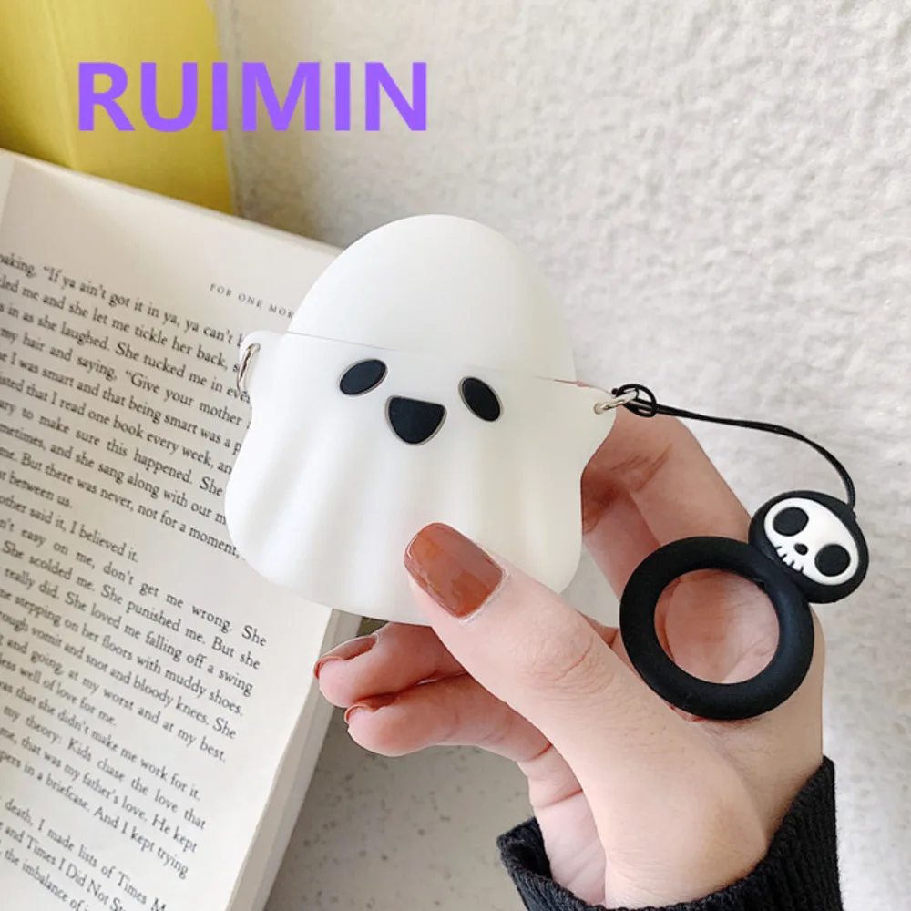 3D Ghost Cartoon Silicone Soft Earphone Cable Cases for Apple Air Pods 1 2 3 Pro Bluetooth Protect Ring Pattern Cover Case
3D Ghost Cartoon Silicone Soft Earphone Cable Cases for Apple Air Pods 1 2 3 Pro Bluetooth Protect Ring Pattern Cover Case