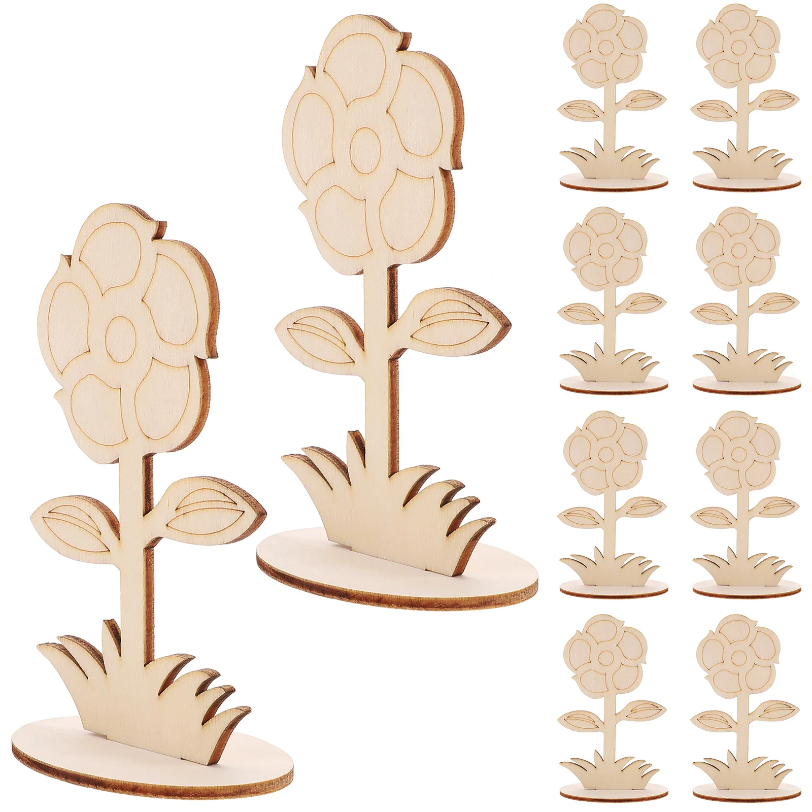 12 Pcs Unfinished Flower Cutouts Wooden Ornaments Flowers Crafts Clay Supplies Child
12 Pcs Unfinished Flower Cutouts Wooden Ornaments Flowers Crafts Clay Supplies Child