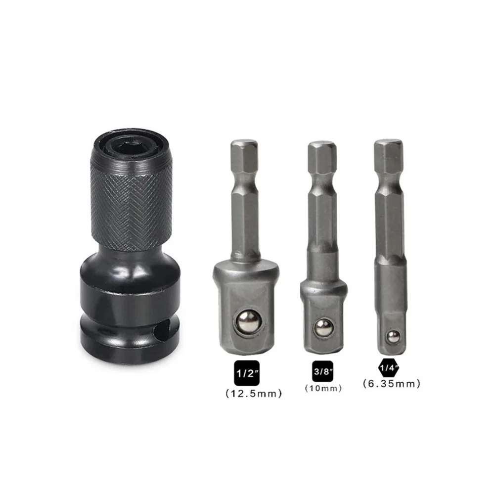 3Pcs 1*1/2" To 1/4" Socket Bit Adapter Ratchet Socket Drive Converter Chromium-vanadium Steel 50*23*18mm Non-slip
3Pcs 1*1/2" To 1/4" Socket Bit Adapter Ratchet Socket Drive Converter Chromium-vanadium Steel 50*23*18mm Non-slip