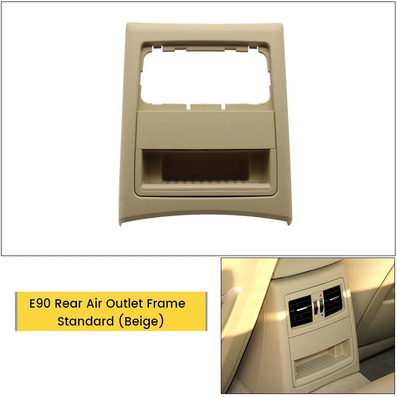 Car Rear Center Console Fresh Air Outlet Vent Grille Cover Outer Frame For BMW 3 Series E90 E91 2005-2012
Car Rear Center Console Fresh Air Outlet Vent Grille Cover Outer Frame For BMW 3 Series E90 E91 2005-2012