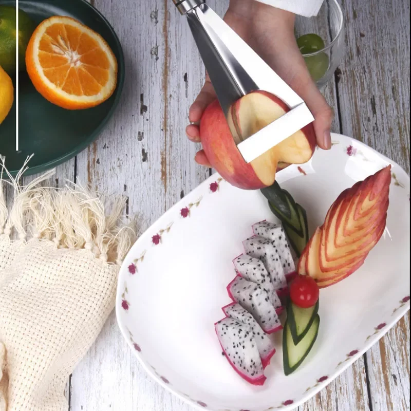 2023New Steel Fruit Carving Knife Triangular Shape Fruit Vegetable Slicer Cutter Antislip Engraving Blade Fruit Vegetable Tool
2023New Steel Fruit Carving Knife Triangular Shape Fruit Vegetable Slicer Cutter Antislip Engraving Blade Fruit Vegetable Tool