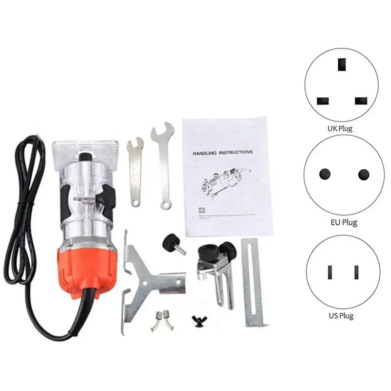 650W 30000Rpm Wood Router Tool Combo Kit Electric Woodworking Machines Power Carpentry Manual Trimmer Tools
650W 30000Rpm Wood Router Tool Combo Kit Electric Woodworking Machines Power Carpentry Manual Trimmer Tools