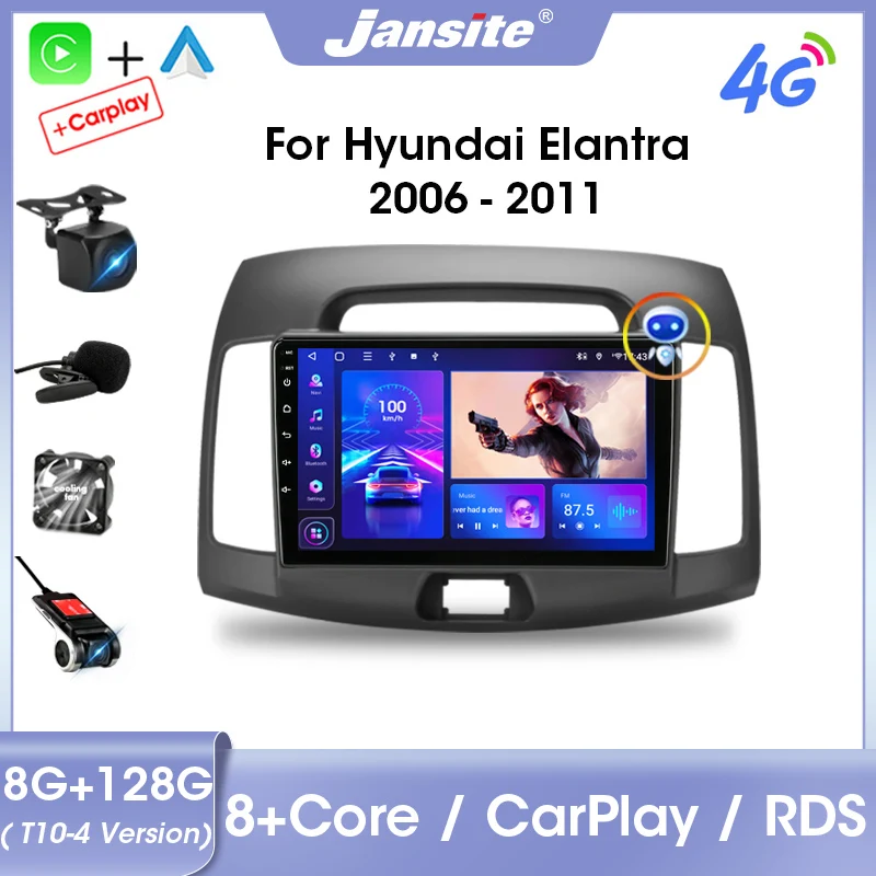 Jansite 2 Din Android 11 Car Radio For Hyundai Elantra 2006-2011 Multimedia Player Carplay Stereo RDS Auto DVD IPS Screen DSP FM
Jansite 2 Din Android 11 Car Radio For Hyundai Elantra 2006-2011 Multimedia Player Carplay Stereo RDS Auto DVD IPS Screen DSP FM