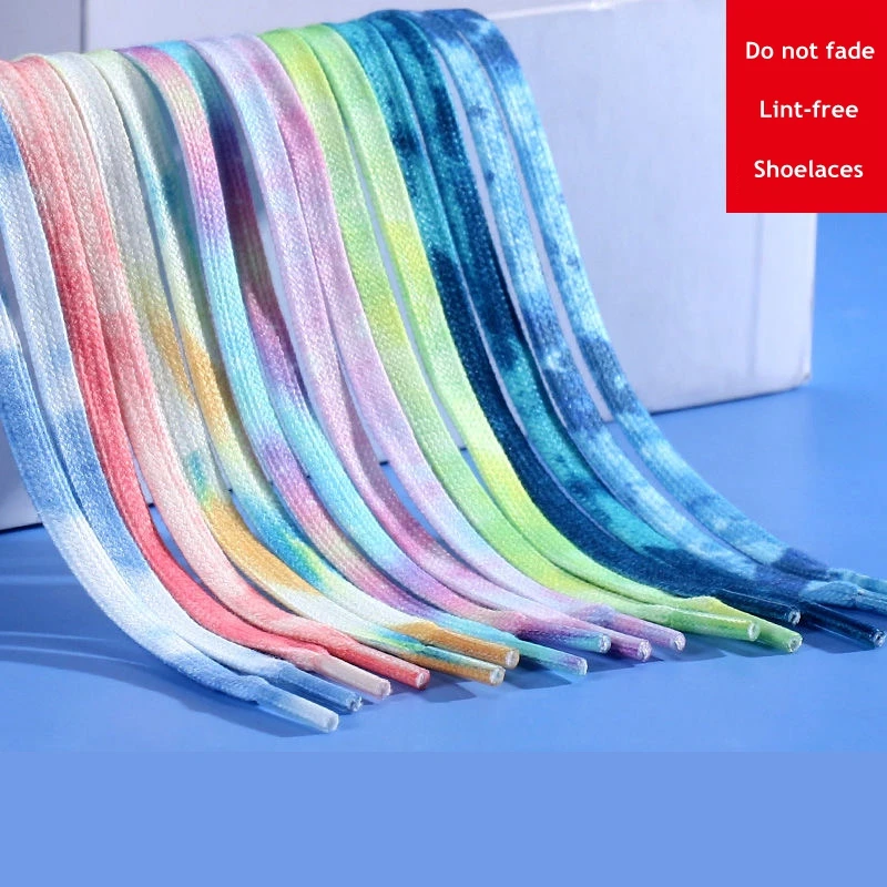 2Pcs Tie-dye Non-fading Shoe laces Casual Shoes Shoelaces for Sneakers Shoe lace Unisex Flat Boot Laces 120/140/160CM Shoestring 
2Pcs Tie-dye Non-fading Shoe laces Casual Shoes Shoelaces for Sneakers Shoe lace Unisex Flat Boot Laces 120/140/160CM Shoestring
