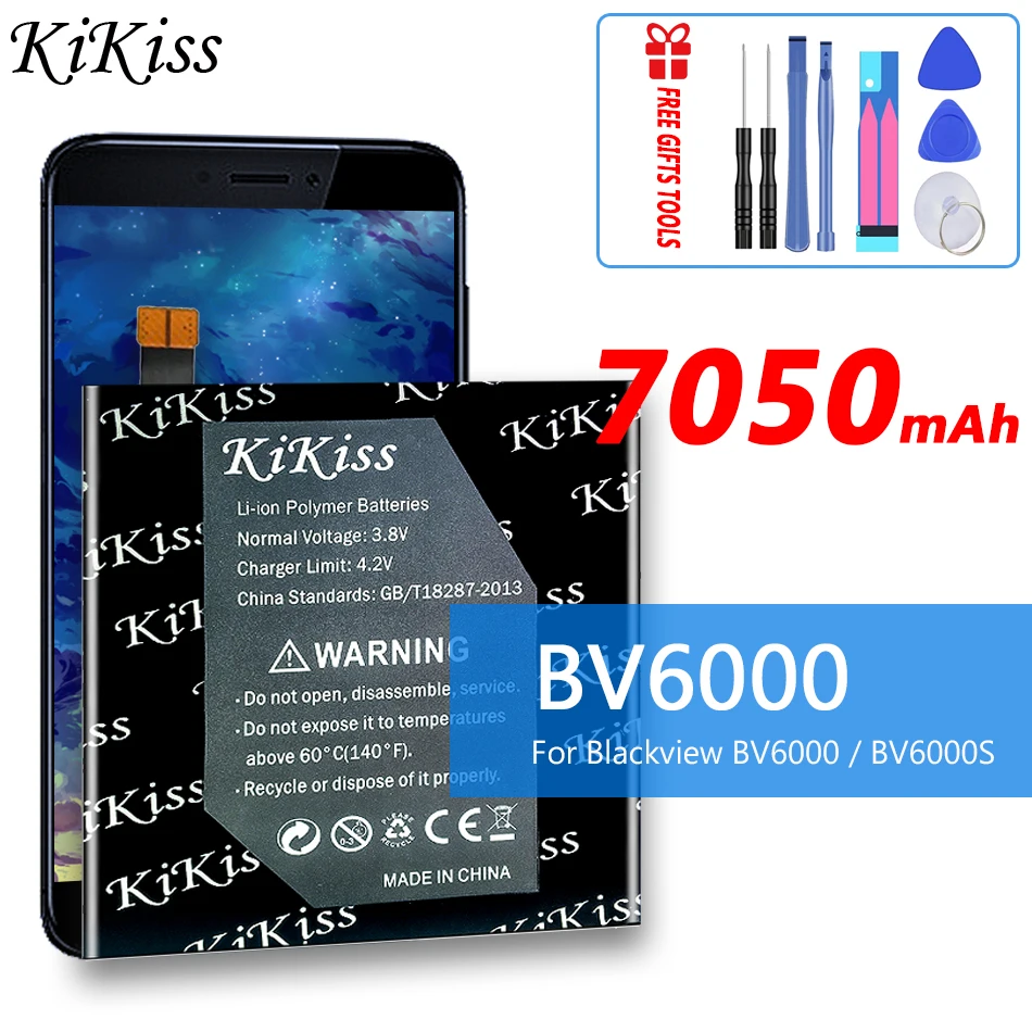100% Оригинальный аккумулятор KiKiss 7050 мАч V756161P для Blackview BV6000 BV6000S, умная батарея, умная батарея, литий-ионная батарея
100% Оригинальный аккумулятор KiKiss 7050 мАч V756161P для Blackview BV6000 BV6000S, умная батарея, умная батарея, литий-ионная батарея