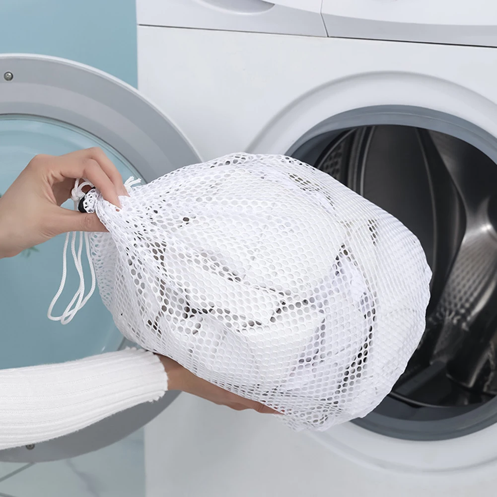 Dirty clothes bag Net wash bag for washing machine basket bag Drawstring Mesh Underwear Laundry wash Organizer for home use
Dirty clothes bag Net wash bag for washing machine basket bag Drawstring Mesh Underwear Laundry wash Organizer for home use