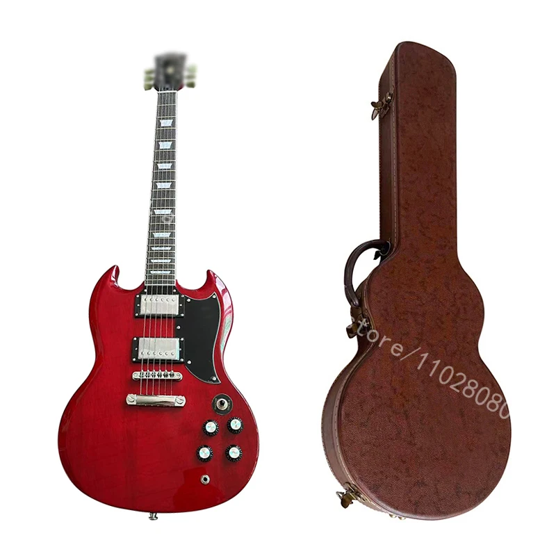 Классическая электрогитара SG, Серебряный звукосниматель, профессиональный уровень производительности, Бесплатная доставка от двери до двери.
Классическая электрогитара SG, Серебряный звукосниматель, профессиональный уровень производительности, Бесплатная доставка от двери до двери.