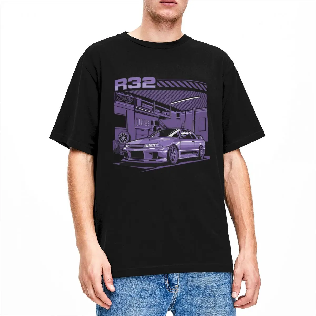 GTR 32 GTR32 Car Shirt Merch Men Women Cotton Humorous T-Shirts Round Collar Tees Short Sleeve Clothes Gift Idea
GTR 32 GTR32 Car Shirt Merch Men Women Cotton Humorous T-Shirts Round Collar Tees Short Sleeve Clothes Gift Idea