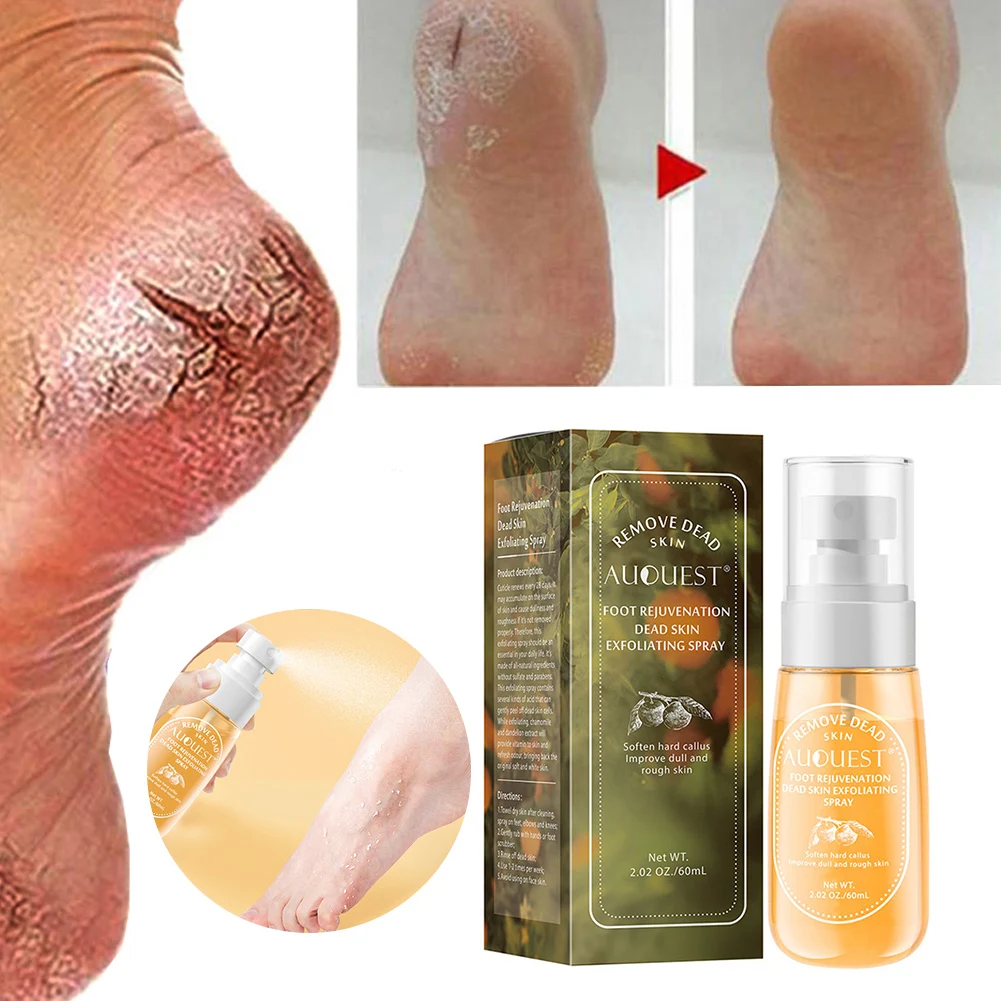 60ml Foot Callus Dead Skin Removal Spray Cracked Heel Repair Dry Hands Foot Moisturizing Foot Exfoliating Spray Feet Care Spray
60ml Foot Callus Dead Skin Removal Spray Cracked Heel Repair Dry Hands Foot Moisturizing Foot Exfoliating Spray Feet Care Spray