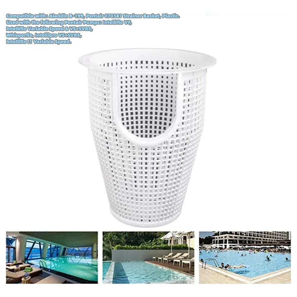 1pcs Skimmer Basket Pump Basket For Pentair WhisperFlo IntelliFlo Pumps Replacement B-199 Inner Core Filter Basket Pool Cleaning
1pcs Skimmer Basket Pump Basket For Pentair WhisperFlo IntelliFlo Pumps Replacement B-199 Inner Core Filter Basket Pool Cleaning