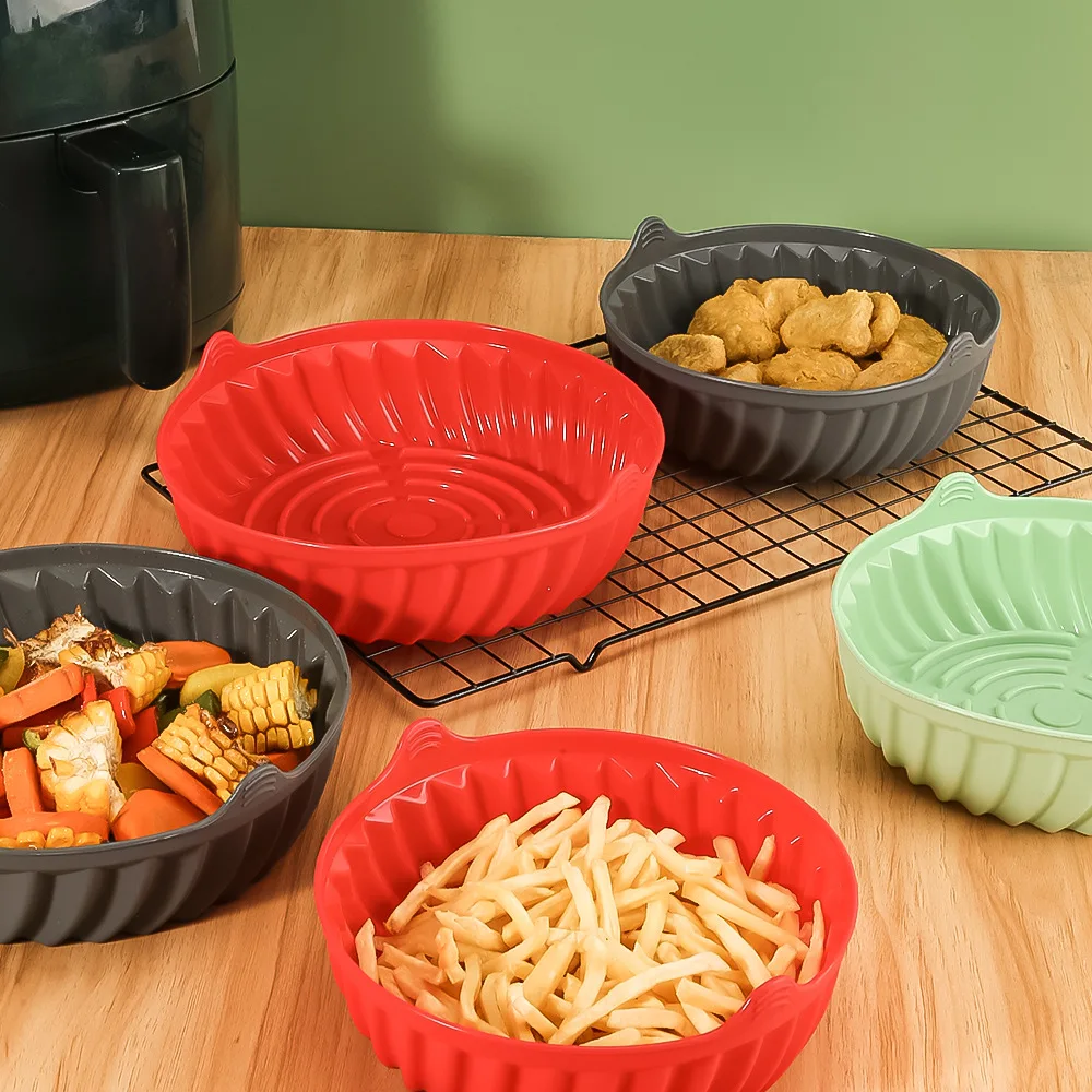 Air Fryer Silicone Pot Replaces Flammable Parchment Liner,Reusable Air Frying Pan Oven Accessories Circular Tray,Dishwasher Tray
Air Fryer Silicone Pot Replaces Flammable Parchment Liner,Reusable Air Frying Pan Oven Accessories Circular Tray,Dishwasher Tray
