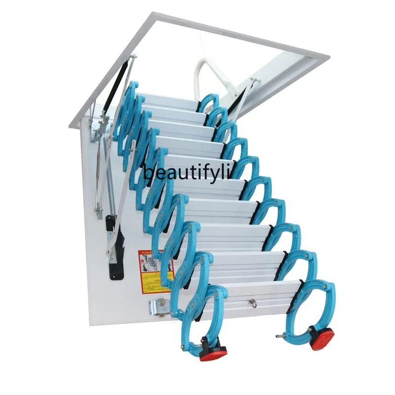Attic Retractable Staircase Home Indoor Lifting and Foldable Stretch Hidden Invisible Ladder Armrest
Attic Retractable Staircase Home Indoor Lifting and Foldable Stretch Hidden Invisible Ladder Armrest