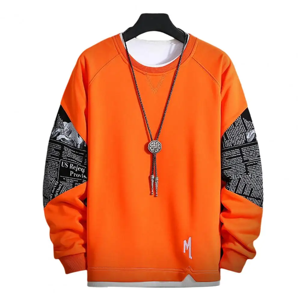 Autumn Sweatshirt Men Plus Size O-Neck Pullover Shirts Letter Print Simple Elastic Cuff Fall Sweatshirt Loose Casual
Autumn Sweatshirt Men Plus Size O-Neck Pullover Shirts Letter Print Simple Elastic Cuff Fall Sweatshirt Loose Casual