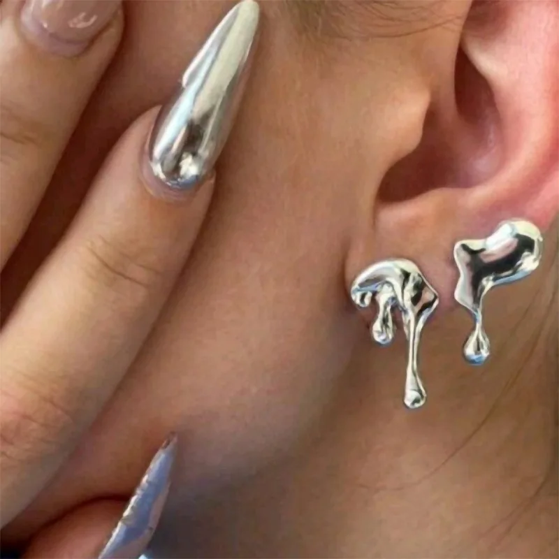 Irregular Liquid Metal Cross Moonstone Dangle Earrings Young Girl Trend Metal Cross Moonstone Drops Earrings Jewelry Wholesale
Irregular Liquid Metal Cross Moonstone Dangle Earrings Young Girl Trend Metal Cross Moonstone Drops Earrings Jewelry Wholesale