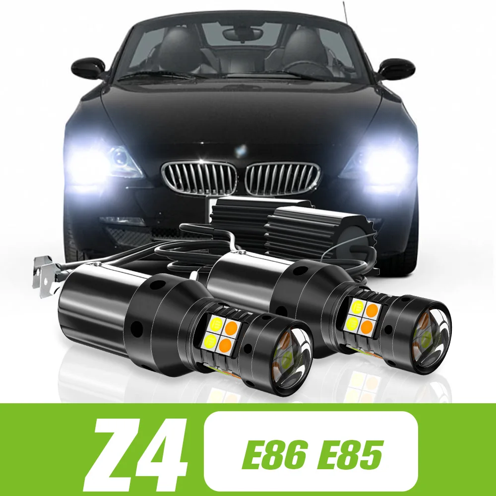 2pcs For BMW Z4 E86 E85 Dual Mode LED Turn Signal+Daytime Running Light DRL 2003 2004 2005 2006 2007 2008 2009 Accessories
2pcs For BMW Z4 E86 E85 Dual Mode LED Turn Signal+Daytime Running Light DRL 2003 2004 2005 2006 2007 2008 2009 Accessories