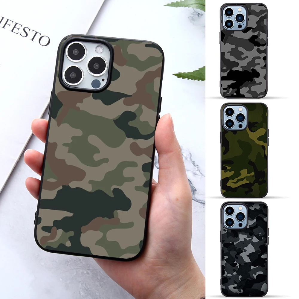 Силиконовый чехол с камуфляжным рисунком для iPhone 13 12 Mini 11 Pro Max X XR XS 7 8 Plus, Роскошный чехол для телефона с принтом для iPhone 13
Силиконовый чехол с камуфляжным рисунком для iPhone 13 12 Mini 11 Pro Max X XR XS 7 8 Plus, Роскошный чехол для телефона с принтом для iPhone 13