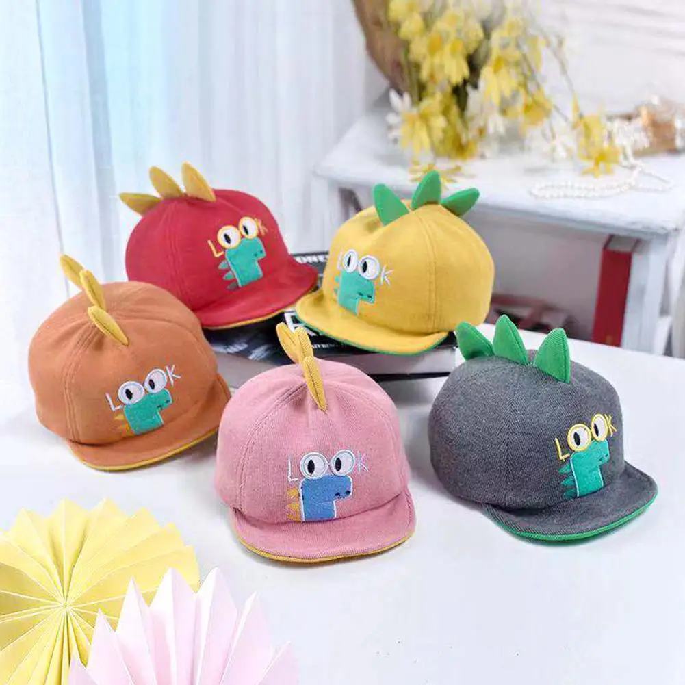 Newborn Dinosaur Hats Baby Boy Girl Cotton Peaked Cap Cartoon Embroidery Cute Sun Baseball Hat Dressing Accessories
Newborn Dinosaur Hats Baby Boy Girl Cotton Peaked Cap Cartoon Embroidery Cute Sun Baseball Hat Dressing Accessories