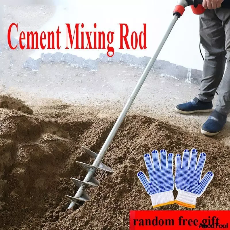 Spiral Ash Rod Mixing Drill Bit Cement Mixer Tool Concrete Bricklayer Tile Sand Ash Mixer Tools Mixing Rod Tile Worker Helper
Spiral Ash Rod Mixing Drill Bit Cement Mixer Tool Concrete Bricklayer Tile Sand Ash Mixer Tools Mixing Rod Tile Worker Helper