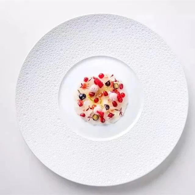 Western restaurant round plate meteorite inventory spot round plate molecular ceramic food kitchenware
Western restaurant round plate meteorite inventory spot round plate molecular ceramic food kitchenware